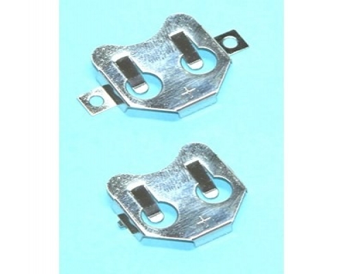 CR2032 Coin cell retainer contacts