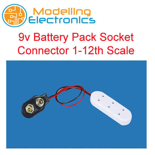 dolls house lighting battery pack socket connector kit