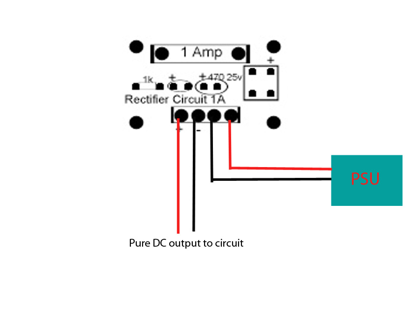 Rectifier circuit 1Amp
