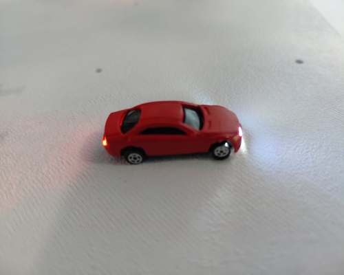 1:64 Scale light up car pack of 5