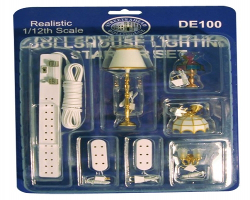 Dolls House Starter Lighting Set 12th Scale DE100