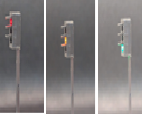 Model Railway traffic lights x 2  HO/00 1:76 scale