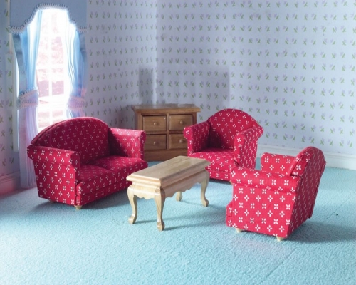 The Dolls House Emporium Sitting Room Set, 5 pcs 5383